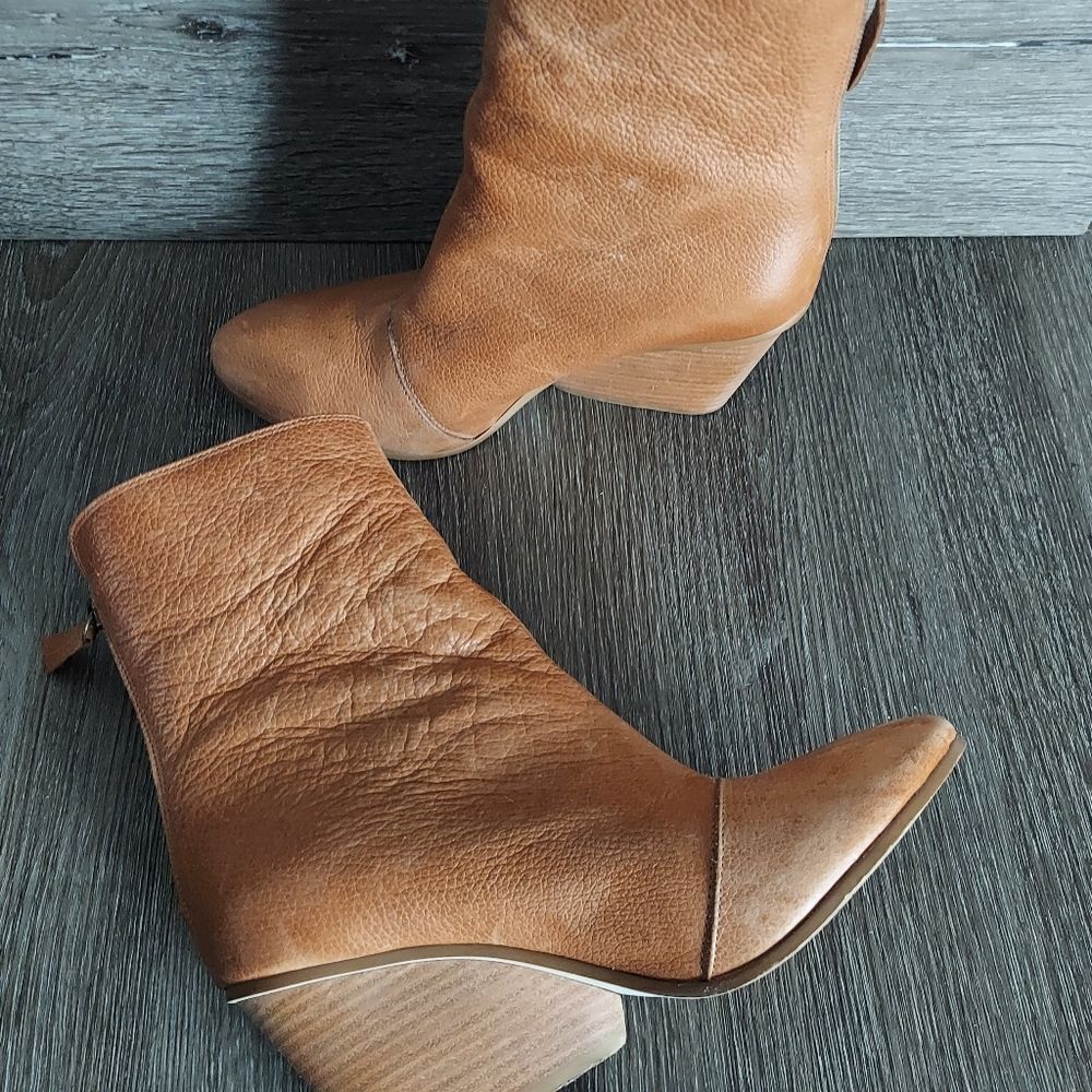 Matisse Sherpa Lined Wedge Heel Ankle Boot Size 7.5 - Picture 6 of 8
